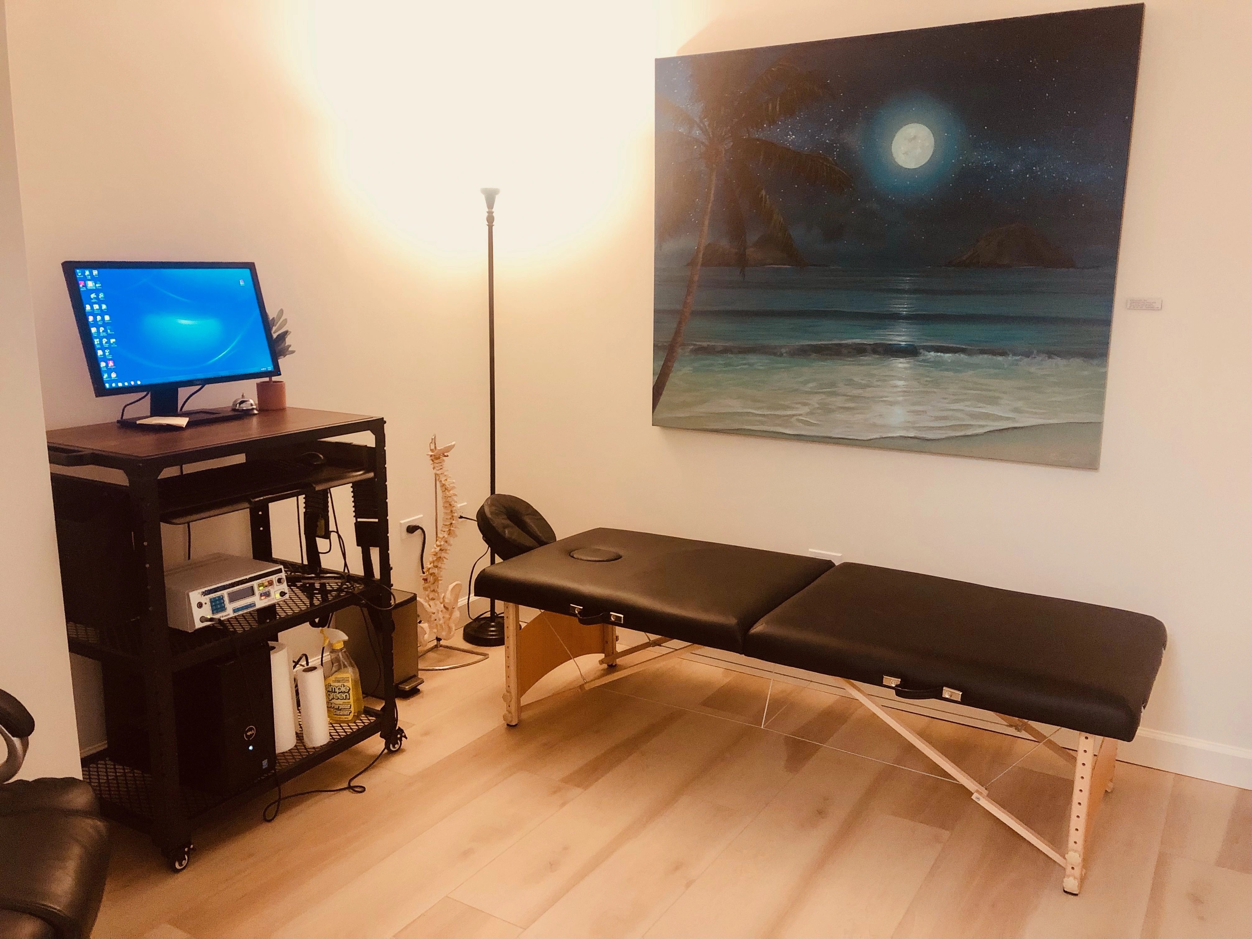 Laser therapy room
