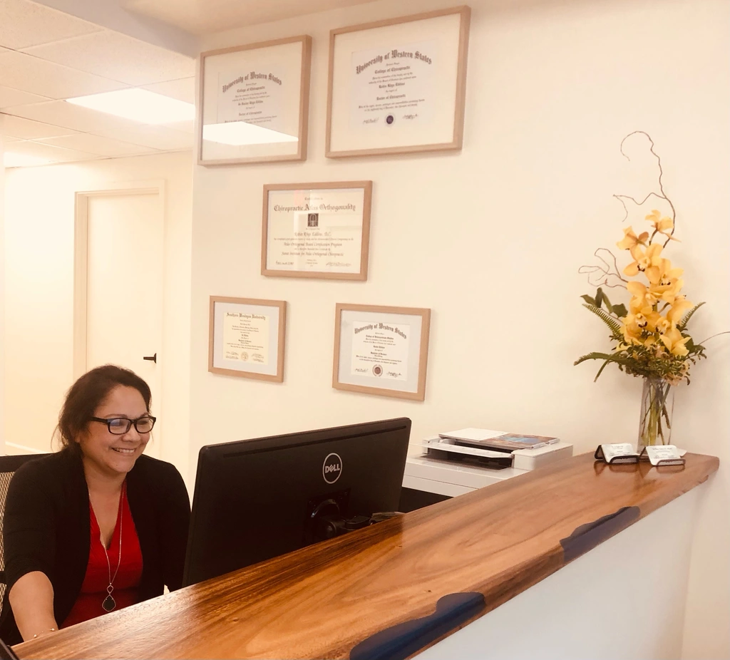 Our reception area
